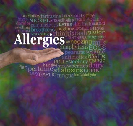 Allergens filtered through airborne filtration systems