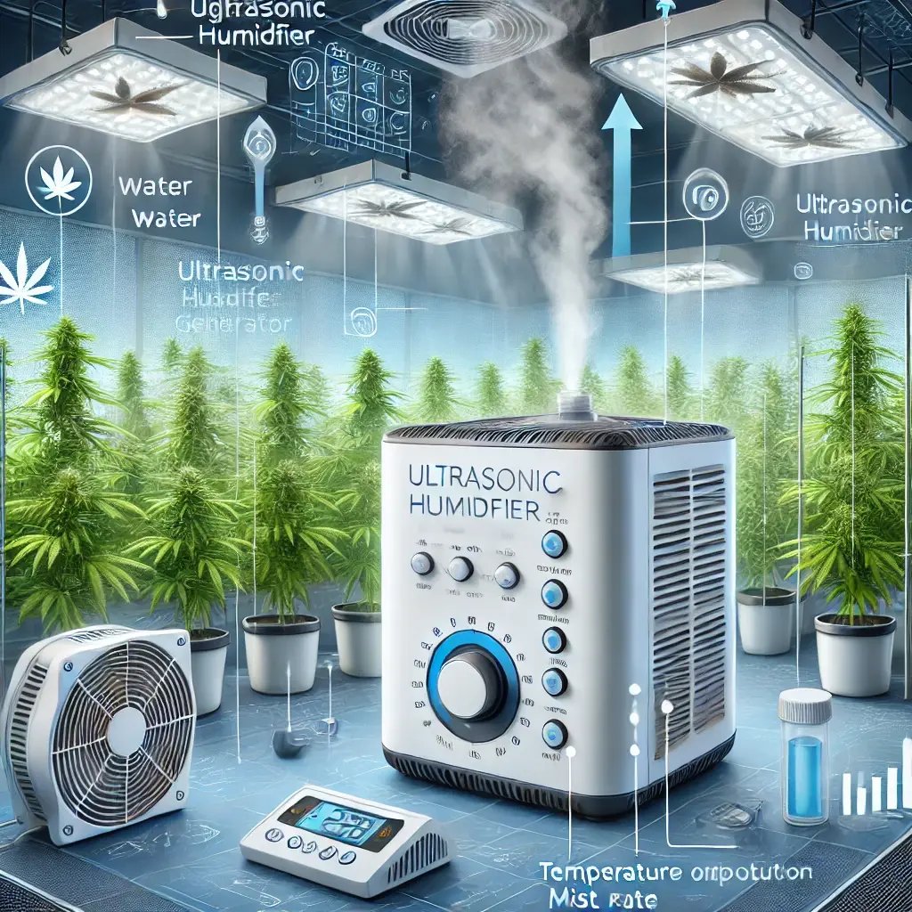 a humidifier system optimized for cannabis cultivation.